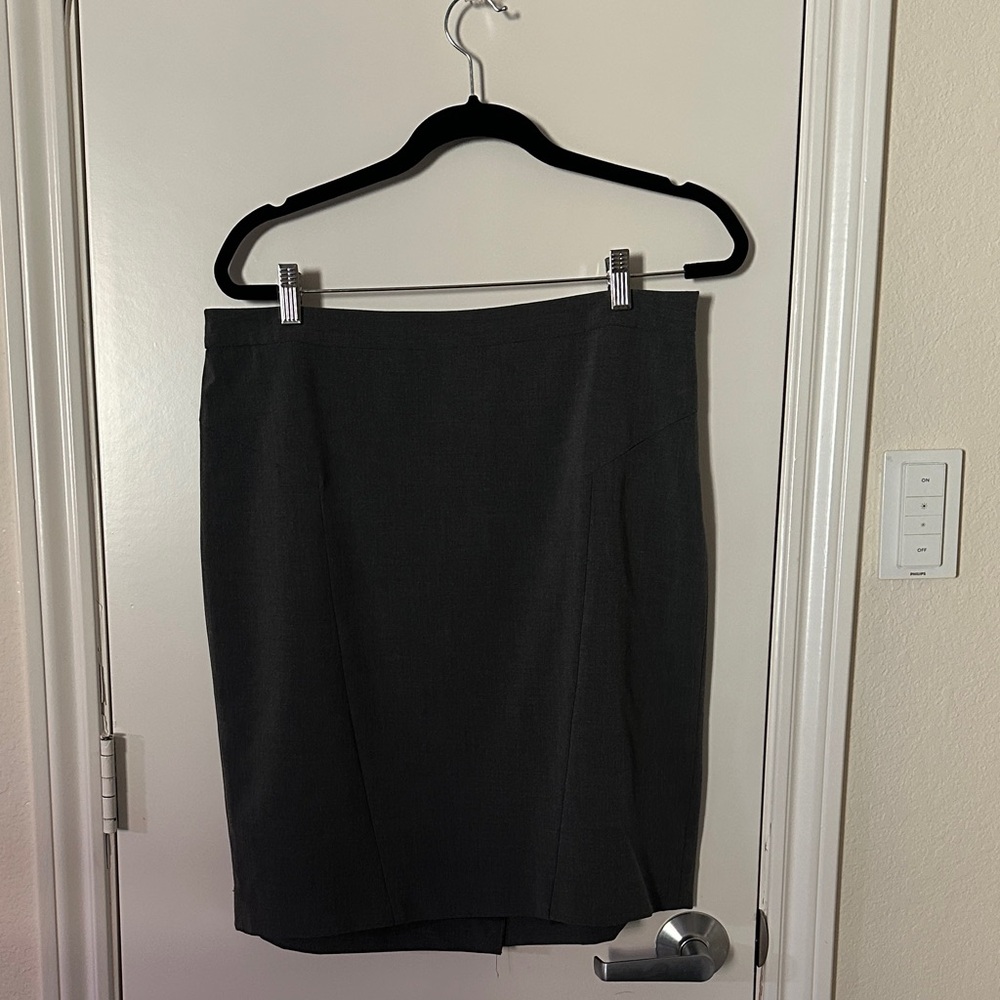 The Limited Gray Pencil Skirt